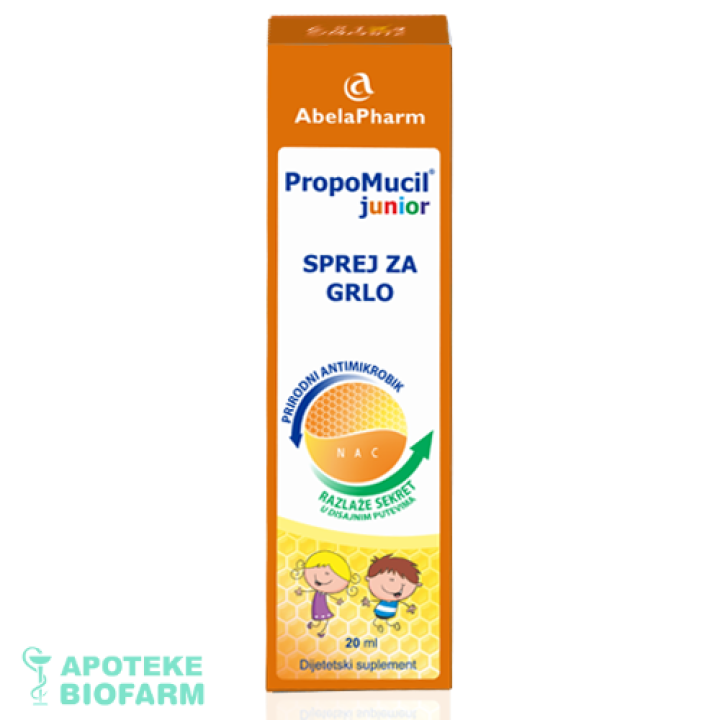 Propomucil Sprej Za Grlo Junior 20Ml Herbiko