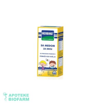 HERBIKO SIRUP DEČJI sa MEDOM 125mL