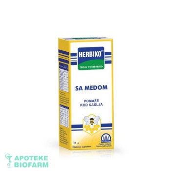 HERBIKO SIRUP sa MEDOM 125mL - Odrasli