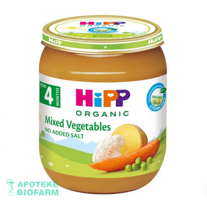 Hipp Kaš.mlado Povrće 125G