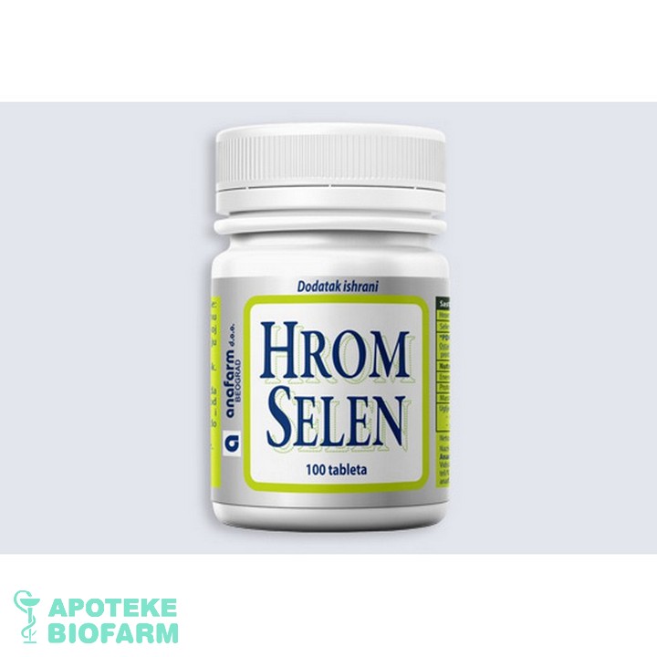 HROM SELEN TABLETE A100 Hrom Selen Tablete A100