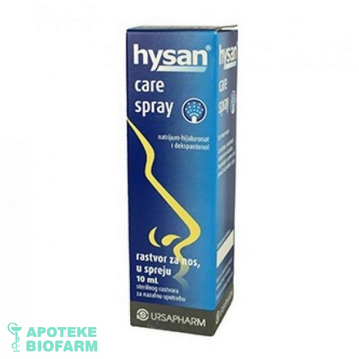 HYSAN SPREJ ZA NOS 20ml Hysan Sprej Za Nos 20Ml
