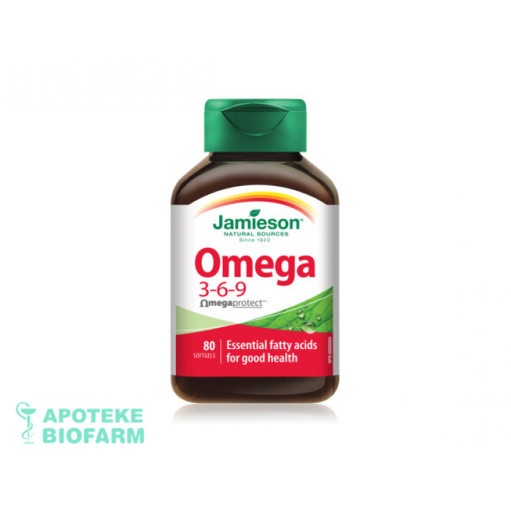 Jamieson Omega 3-6-9 Scps.80X1200Mg