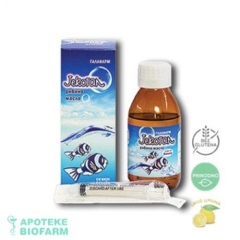 GALA JEKOGAL RIBLJE ULJE SA UKUSOM LIMUNA 100ML