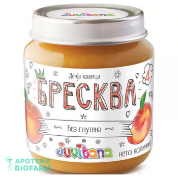 JUVITANA KAŠICA BRESKVA 128GR JUVITANA KAŠICA BRESKVA 128GR