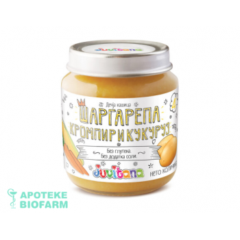 JUVITANA KAŠICA ŠARGAREPA+KROMPIR+KUKURUZ 128G