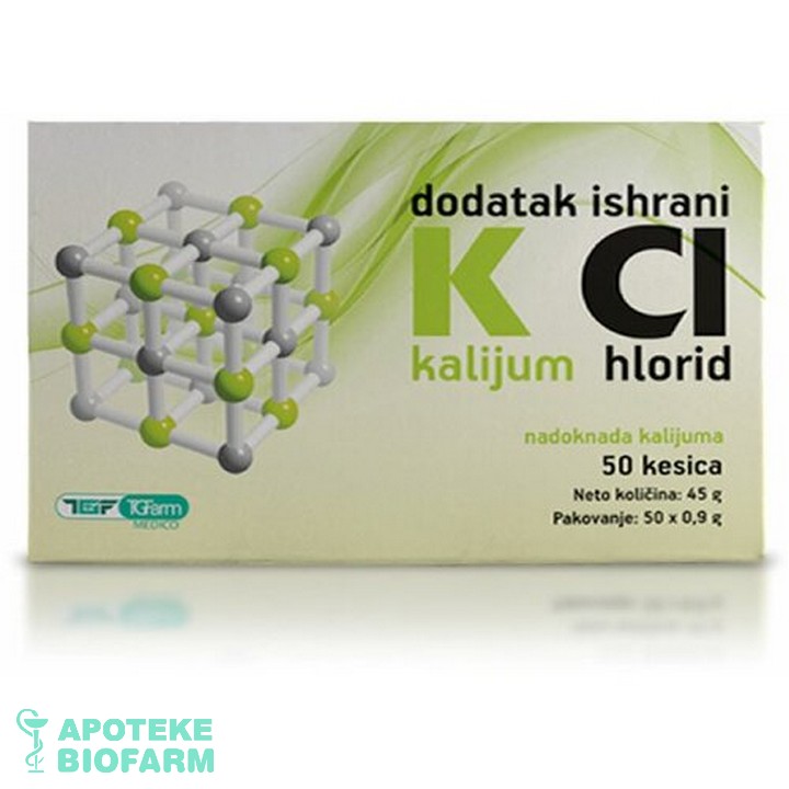 Goti Kalijum Hlorid Kesice 50X0,9G Kutija