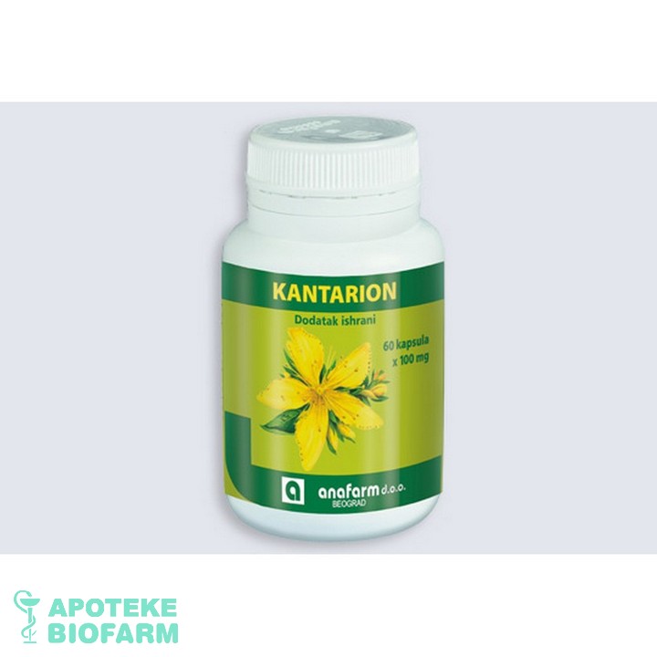 KANTARION KAPSULE 60x100MG Kantarion Kapsule 60X100Mg