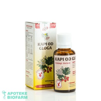PANCIC kapi GLOGA 30mL - Crataegi tinctura