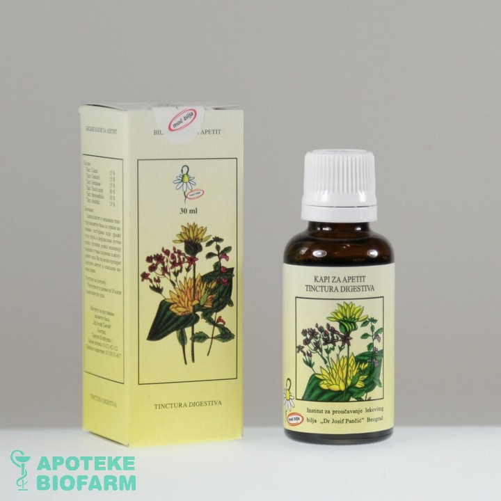 Pancic Kapi Za Apetit 30Ml - Tinctura Digestiva