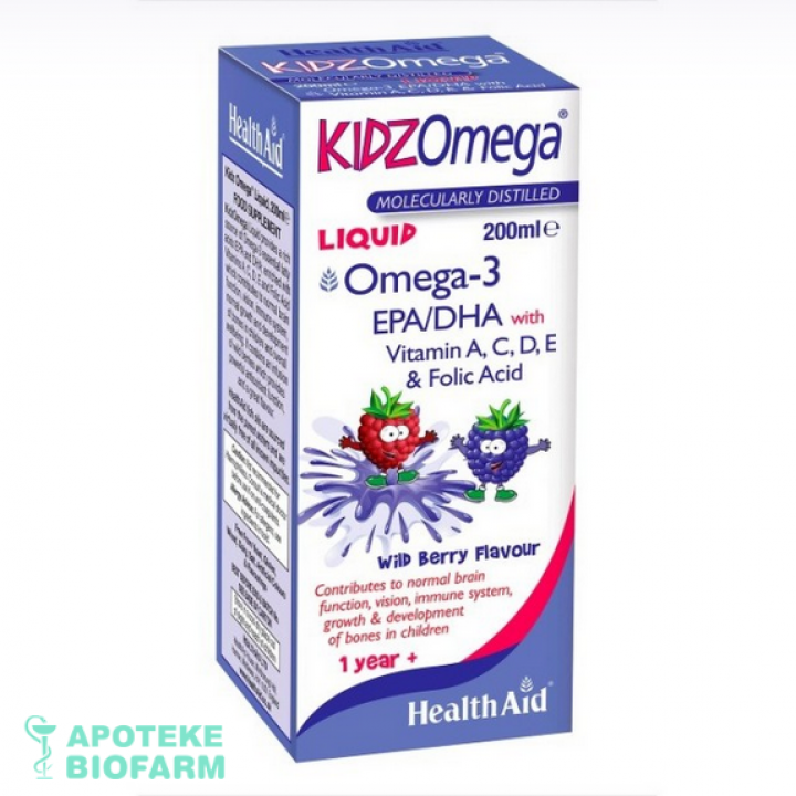 Kidz Omega Sirup 200Ml Health