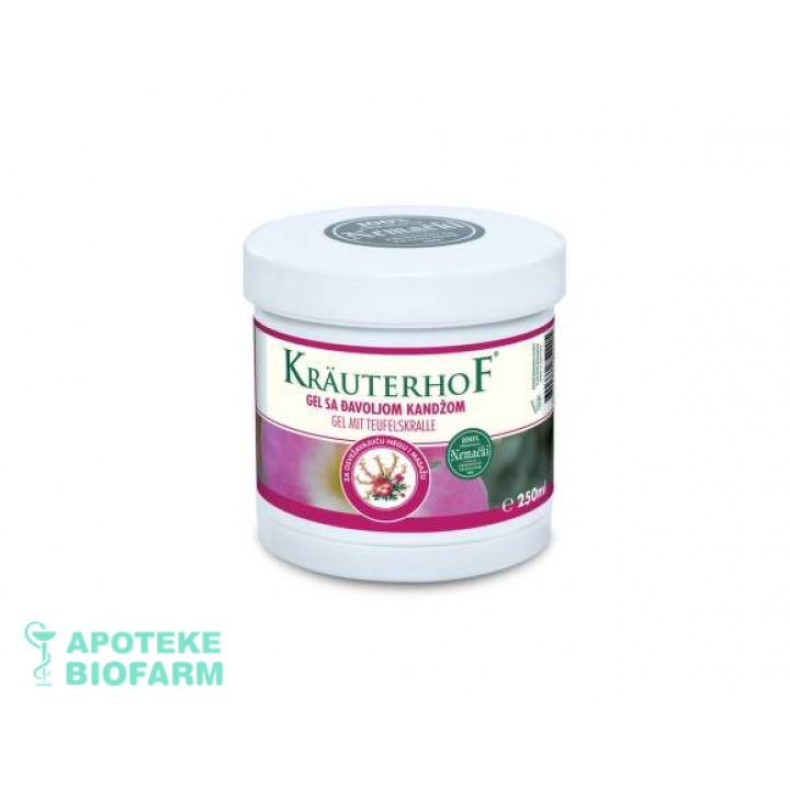 KRAUTERHOF ĐAVOLJA KANĐŽA GEL 250ML Krauterhof Đavolja Kandža Gel 250Ml