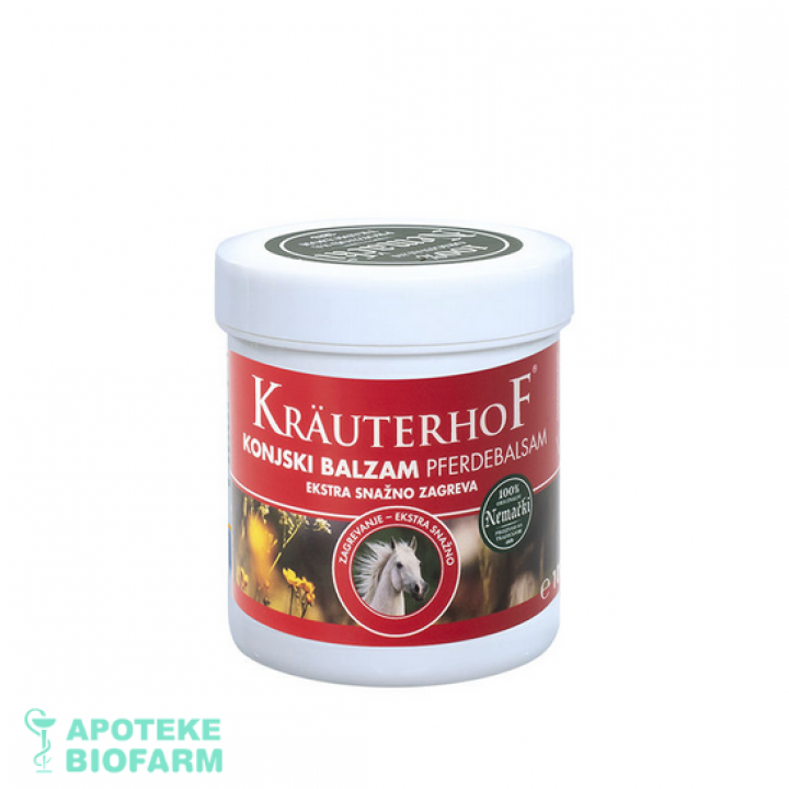 Krauterhof Konjski Balzam 100Ml Ekstra Jak (Crveni) Kutija