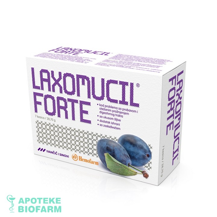 LAXOMUCIL FORTE KESICE 7x15mg Laxomucil Forte Kesice 7X15Mg