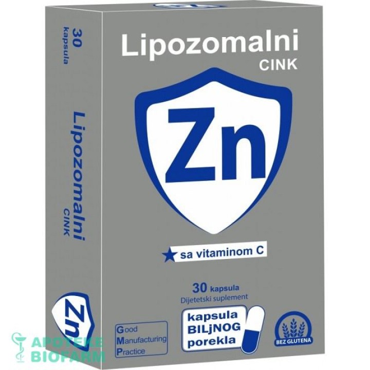 Lipozomalni Cink Zn Sa Vitaminom C Kaps. A30