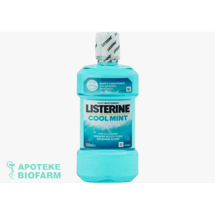 Listerine Sol.coolmint 500Ml