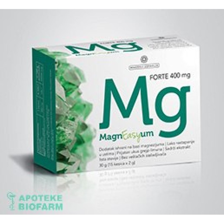 Magneasyum Forte Kesice 15X400Mg
