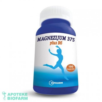 MAGNEZIJUM 375 PLUS B6 KAPSULE A100 