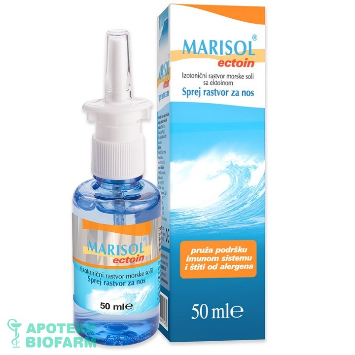MARISOL ECTOIN SPREJ ZA NOS 50ml Marisol Ectoin Sprej Za Nos 50Ml
