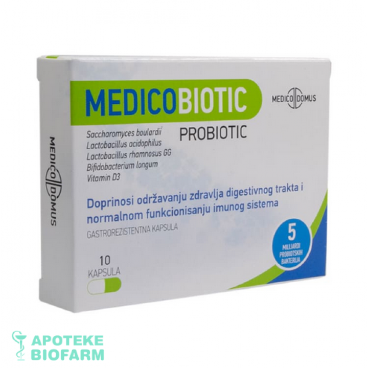 Medicobiotic Caps.10X500Mg