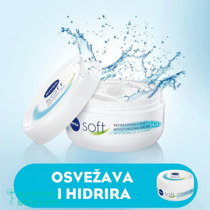Nivea Krema Soft 200Ml 89050/24