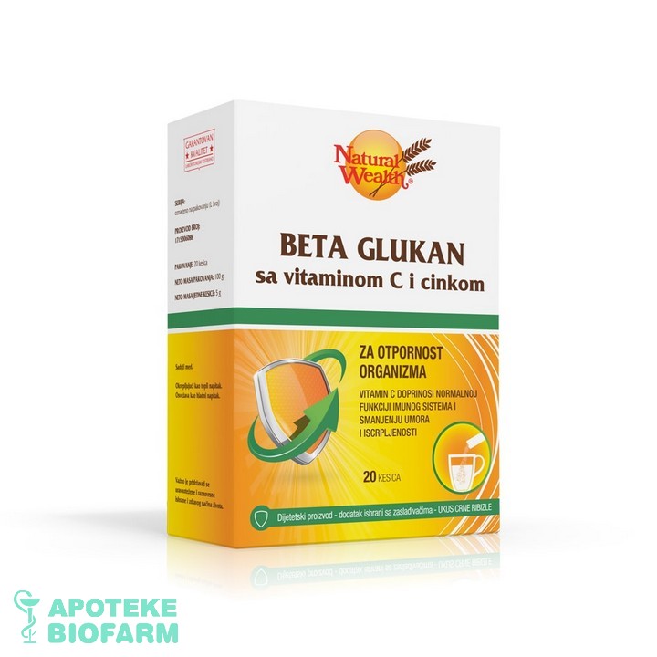 NW.BETA GLUKAN+C+CINK PLV.A20 Nw.beta Glukan+C+Zn Plv.a20