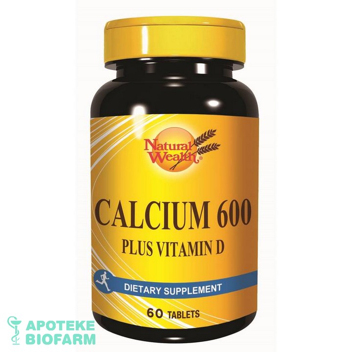 Nw Calcium 600+D Vit 60 Tbl