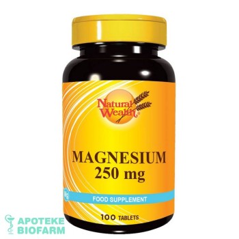 NW MAGNEZIJUM TBL100x250mg NW MAGNEZIJUM TBL100x250mg