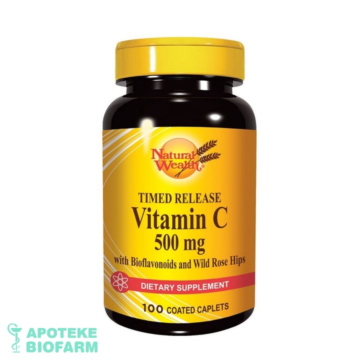 NW Vitamin C tabl. 100x500mg sa produženim delovanjem Nw Vitamin C Tabl. 100X500Mg Sa Produženim Delovanjem