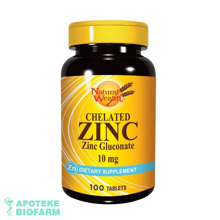 Nw Zinc Chelated Tabl. 100X10Mg