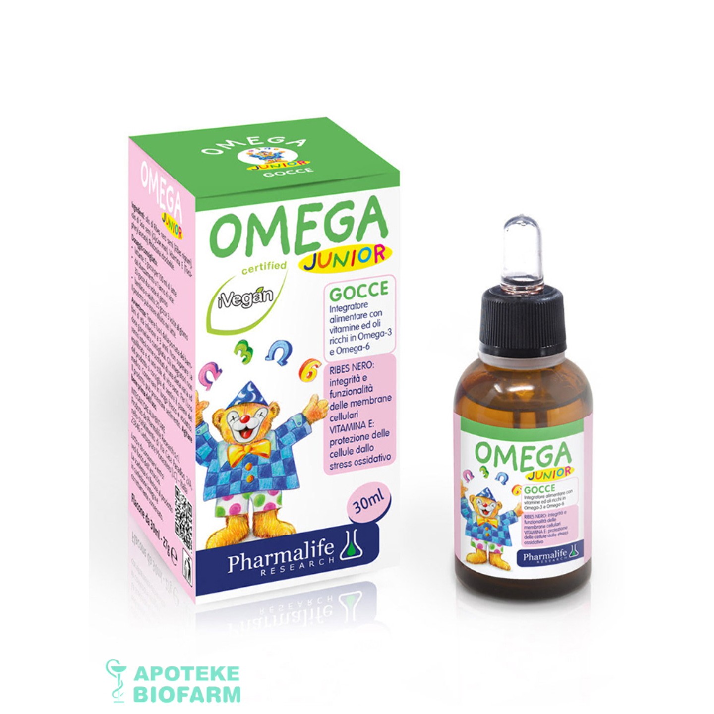 Omega Junior Kapi 30Ml | BIOFARM Apoteka