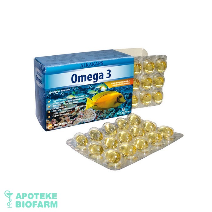 Alkakaps Omega3 500Mg Caps A60