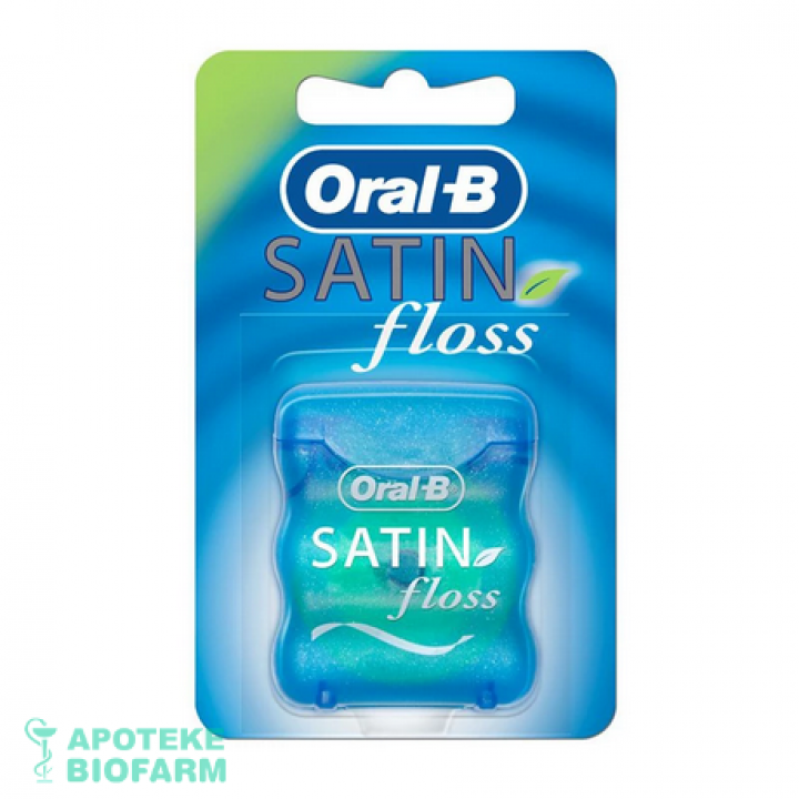 Oral B Konac Za Zube Satin Flos Waxed