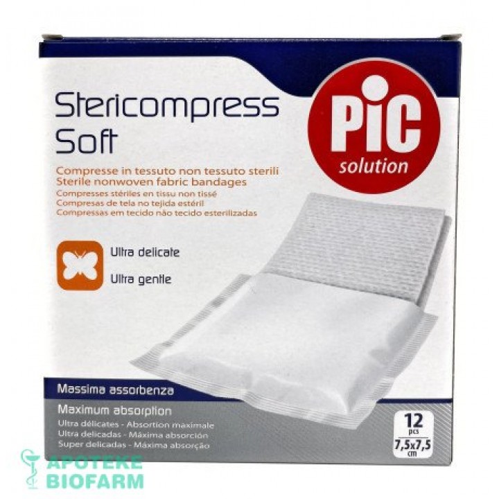 PIC KOMPRESA STER. SOFT 7,5 x 7,5 A12 Pic Kompresa Ster. Soft 7,5 X 7,5 A12