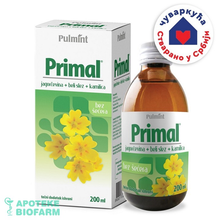 SIRUP PRIMAL za sve vrste kašlja 1x200mL Adult Sirup Primal Za Sve Vrste Kašlja 1X200Ml Adult