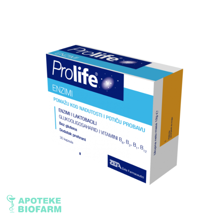 PROLIFE ENZIMI CPS. A30 Prolife Enzimi Cps. A30