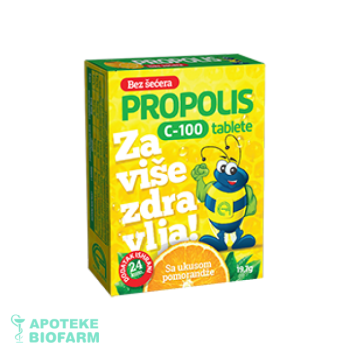 PROPOLIS C-100 BEZ SECERA TABLETE A24 PROPOLIS C-100 BEZ SECERA TABLETE A24