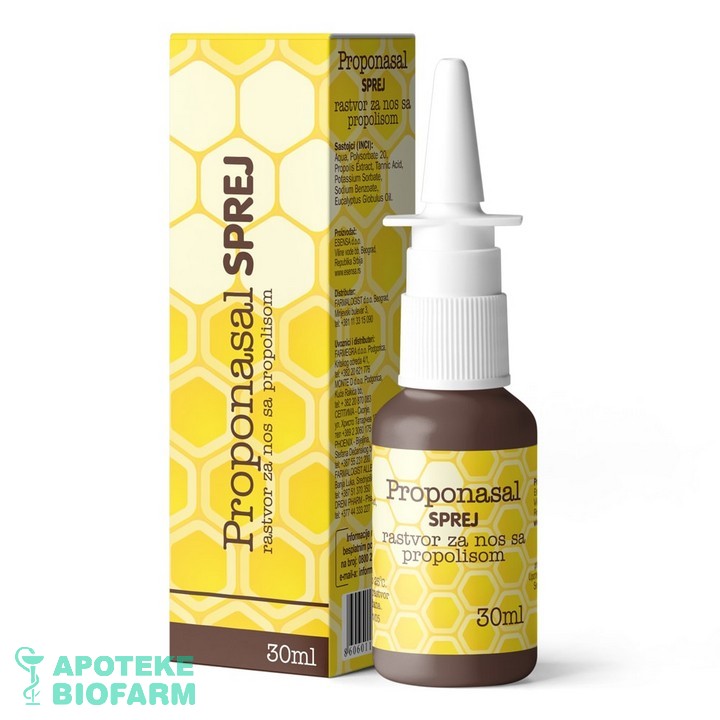 Proponasal Sprej Rastvor Za Nos 30Ml Propolis