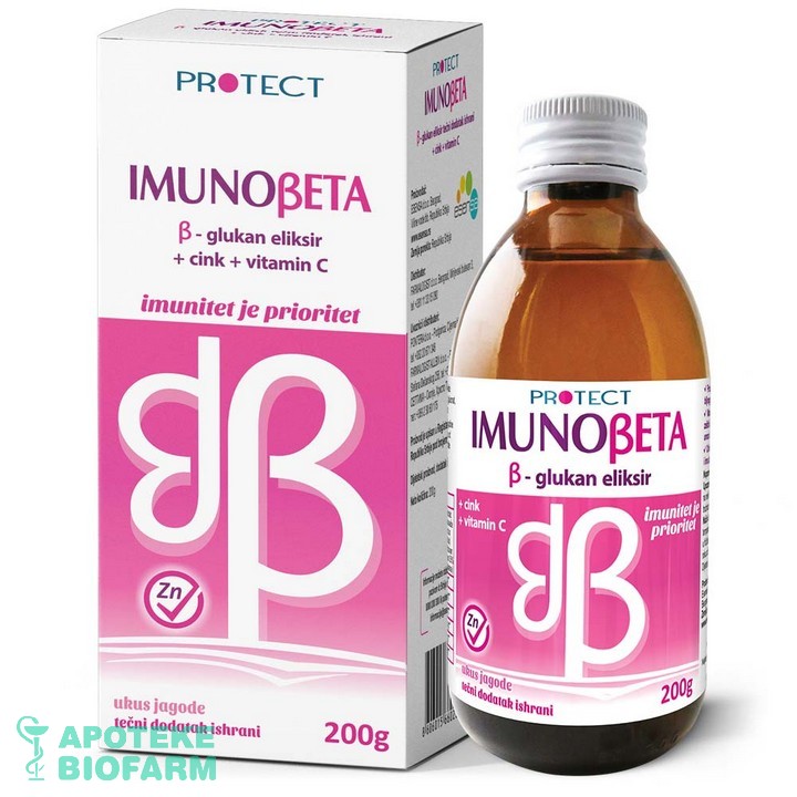 PROTECT IMUNOBETA B-GLUKAN ELIXIR 200ML Protect Imunobeta B-Glukan Elixir 200Ml
