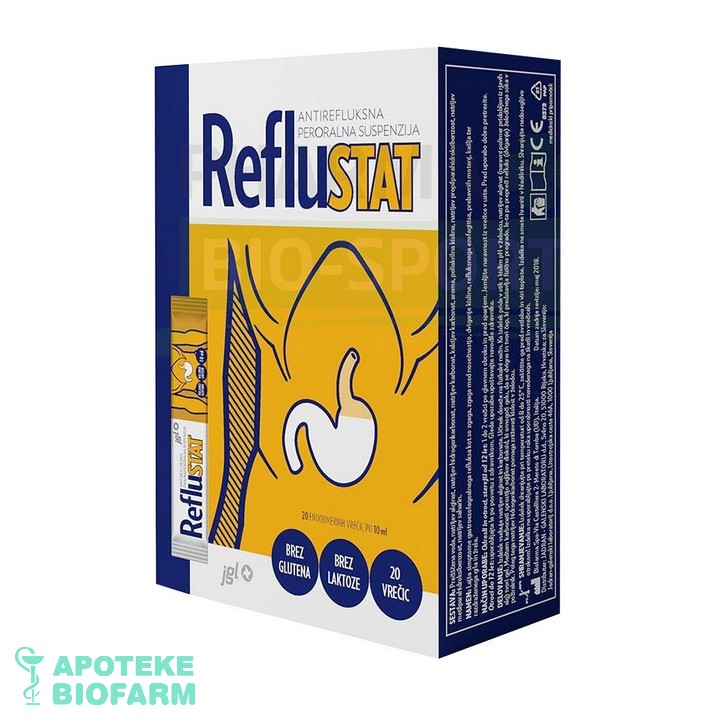 Reflustat Oralna Suspenzija 20X10Ml