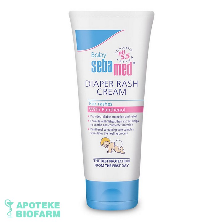 SEBAMED BABY KREM PROTIV OJEDA I OSIPA DIAPER RASH 100ML Sebamed Baby Krem Protiv Ojeda I Osipa Diaper Rash 100Ml