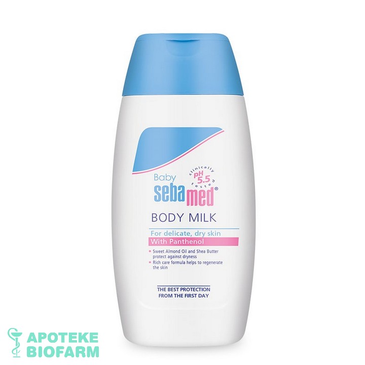 SEBAMED BABY MLEKO ZA TELO 200ML Sebamed Baby Mleko Za Telo 200Ml