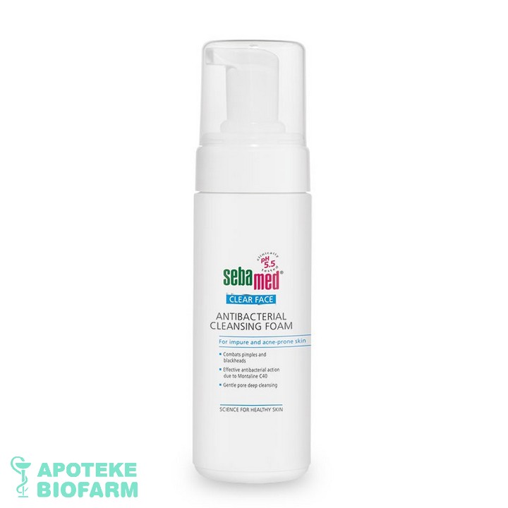 Sebamed Clear Face Antibakterijska Pena Za Ciscenje 150Ml
