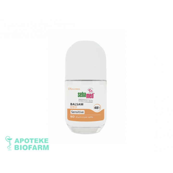 Sebamed Deo Roll On Sensitive/Balsam Deodorant 50Ml