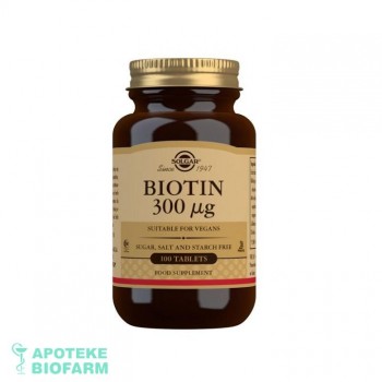 SOLGAR BIOTIN TABLETE A100