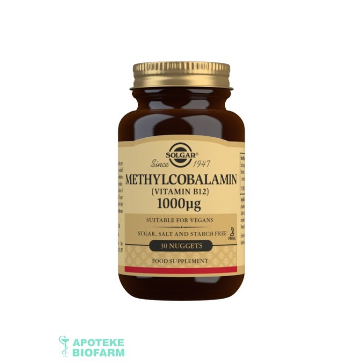 Solgar Methylcobalamin Tabl 30 Kom