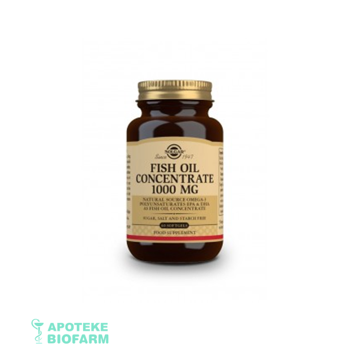 SOLGAR OMEGA 3 1000MG KAPSULE A60 Solgar Omega 3 1000Mg Tbl.a60