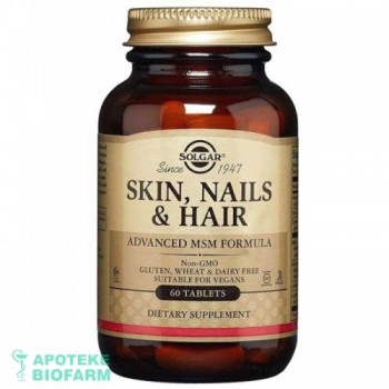 SOLGAR SKIN,NAILS AND HAIR TABLETE A60