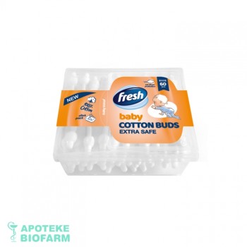 PIRAMIDA FRESH ŠTAPIĆI ZA UŠI BABY SA GRANIČNIKOM A60 PIRAMIDA FRESH ŠTAPIĆI ZA UŠI BABY SA GRANIČNIKOM A60