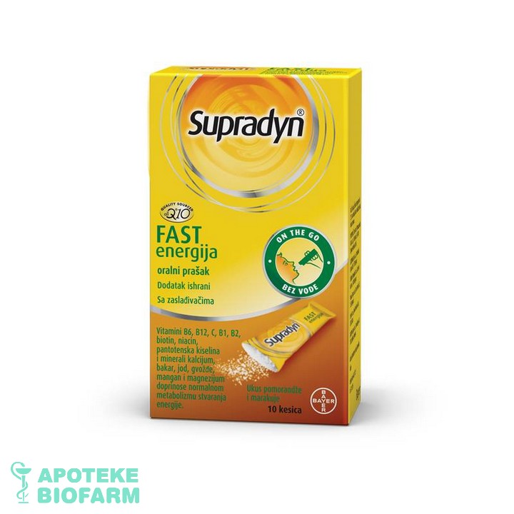 SUPRADYN FAST ENERGIJA KES.A10 Supradyn Fast Energija Kes.a10